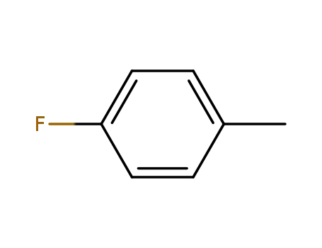 Molecular Structure of 352-32-9 (p-Fluorotoluene)