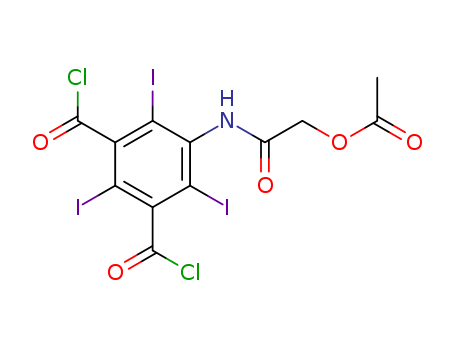 1,3-Benzenedicarbonyl dichloride, 5-[[(acetyloxy)acetyl]amino]-2,4,6-triiodo-