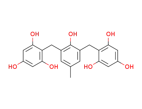 2,6-bis[(2,4,6-trihydroxyphenyl)methyl]-4-methylphenol