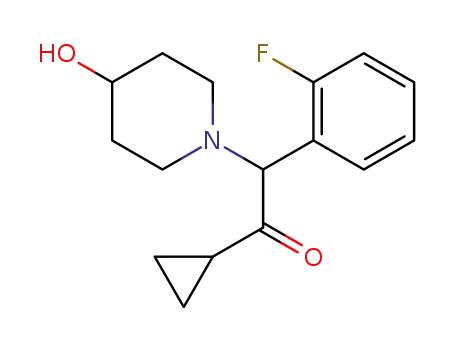 1-(α-cyclopropylcarbonyl-2-fluorobenzyl)-4-hydroxypiperidine