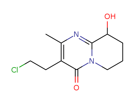 3-(2-Chloroethyl)-6,7,8,9-tetrahydro-9-hydroxy-2-methyl-4H-pyrido[1,2-a]pyrimidin-4-one(130049-82-0)