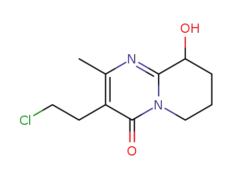 3-(2-chloroethyl)-9-hydroxy-2-methyl-6,7,8,9-tetrahydro-4H-pyrido[1,2-a]pyrimidin-4-one