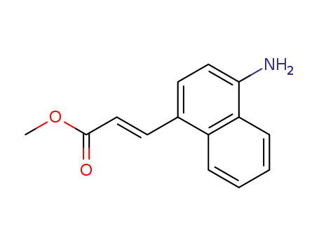 3-(4-amino-naphthalen-1-yl)-acrylic acid methyl ester