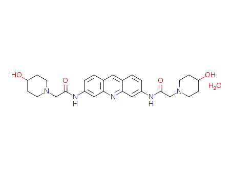 3,6-bis[(4'-hydroxypiperidino-acetyl)amino]-acridine hydrate