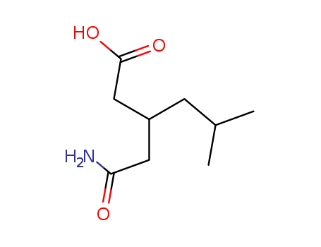 181289-15-6,3-Carbamoymethyl-5-methylhexanoic acid,hexanoic acid, 3-(2-amino-2-oxoethyl)-5-methyl-;3-(2-Amino-2-oxoethyl)-5-methylhexanoic acid;