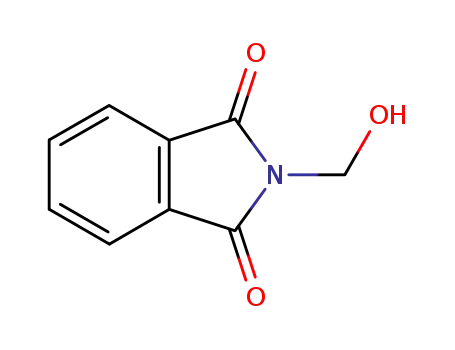 Molecular Structure of 118-29-6 (N-(Hydroxymethyl)phthalimide)