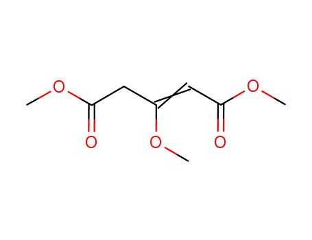Molecular Structure of 100009-70-9 (2-Pentenedioic acid, 3-methoxy-, dimethyl ester)