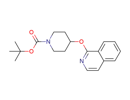 1-tert-butoxycarbonyl-4-(1-isoquinolinyloxy)-piperidine