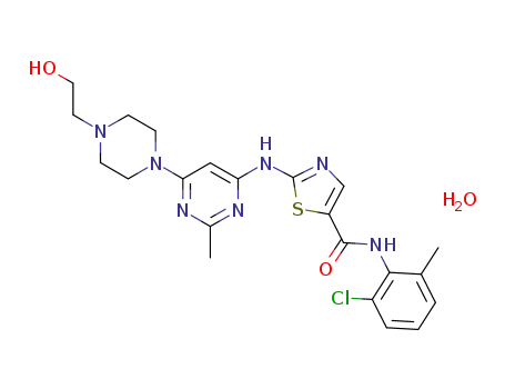 Molecular Structure of 863127-77-9 (Dasatinib monohydrate)