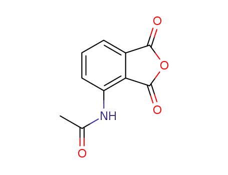 Molecular Structure of 6296-53-3 (Acetamide,N-(1,3-dihydro-1,3-dioxo-4-isobenzofuranyl)-)