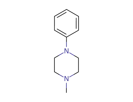 Molecular Structure of 3074-43-9 (1-Methyl-4-phenylpiperazine)