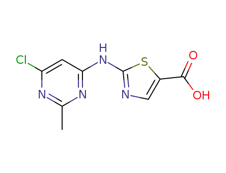 2-((6-chloro-2-methylpyrimidin-4-yl)amino)thiazole-5-carboxylic acid
