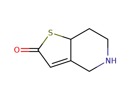 5,6,7,7a-tetrahydrothieno[3,2-c]pyridine-2(4H)-one monohydrochloride