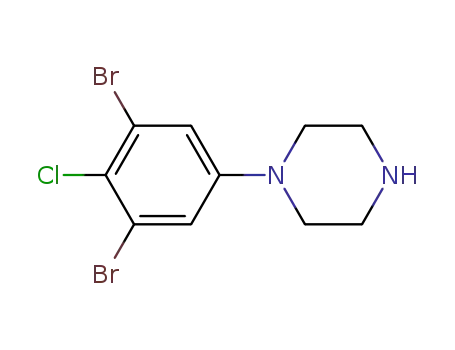 1-(3,5-dibromo-4-chloro)phenylpiperazine
