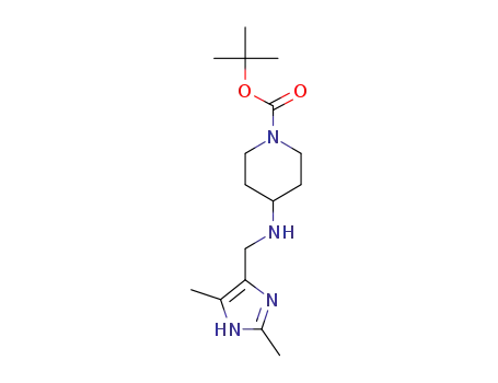 tert-butyl 4-{[(2,4-dimethyl-1H-imidazol-5-yl)methyl]amino}piperidine-1-carboxylate