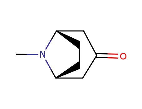 Molecular Structure of 532-24-1 (Tropinone)