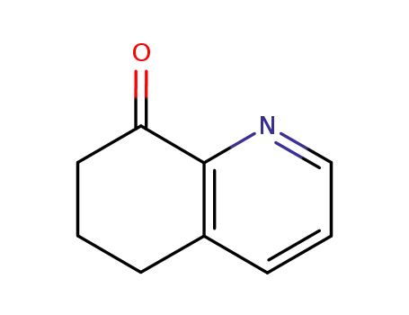 Molecular Structure of 56826-69-8 (6,7-Dihydro-5H-quinolin-8-one)
