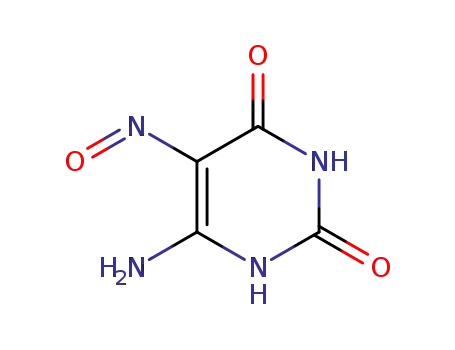 Molecular Structure of 5442-24-0 (4-AMINO-2,6-DIHYDROXY-5-NITROSOPYRIMIDINE)