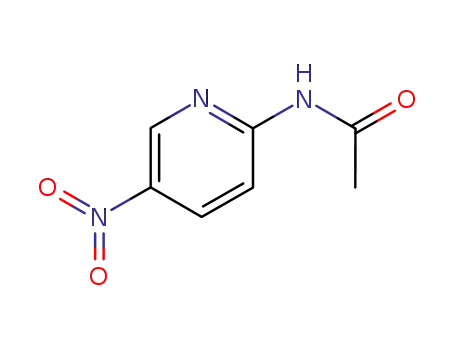 Molecular Structure of 5093-64-1 (2-Acetamido-5-nitropyridine)