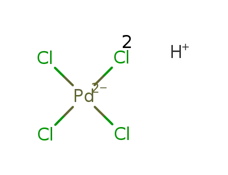 dihydrogen tetrachloropalladate(II)
