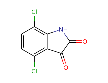 18711-13-2,4,7-DICHLOROISATIN,Indole-2,3-dione,4,7-dichloro- (8CI); Isatin, 4,7-dichloro- (6CI);4,7-Dichloro-1H-indole-2,3-dione; 4,7-Dichloroisatin