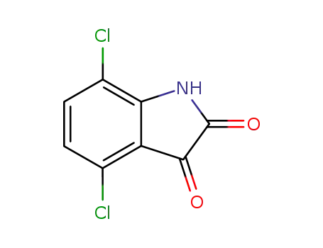 Molecular Structure of 18711-13-2 (4,7-DICHLOROISATIN)