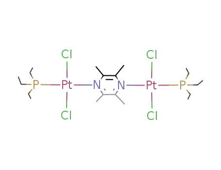 trans-{PtCl2(triethylphosphine)}2(2,3,5,6-tetamethylpyrazine)