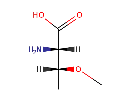 Molecular Structure of 4144-02-9 (O-METHYL-L-THREONINE)