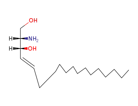 Molecular Structure of 123-78-4 (D-ERYTHRO-SPHINGOSINE)