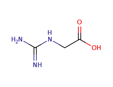 Molecular Structure of 352-97-6 (Guanidineacetic acid)