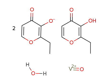bis(ethylmaltolato)(ethylmaltol)oxovanadium(IV) monohydrate