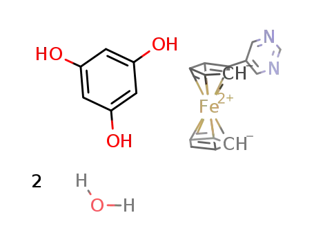 ([5-ferrocenylpyrimidine]*phloroglucinol*2H2O)n