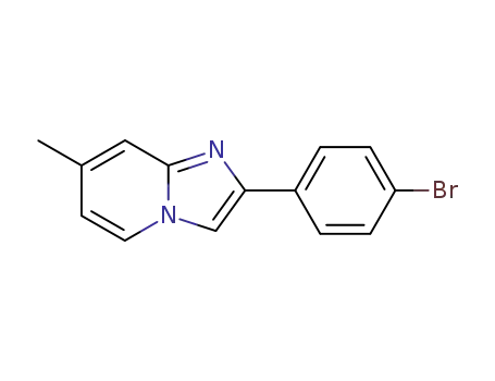 2-(4-bromophenyl)-7-methylimidazo[1,2-a]pyridine