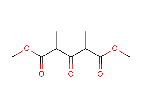 Molecular Structure of 214116-49-1 (Pentanedioic acid, 2,4-dimethyl-3-oxo-, 1,5-dimethyl ester)