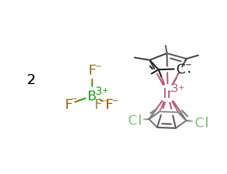 [η6-(C5Me5)(iridium)(1,4-dichlorobenzene)3][BF4]2