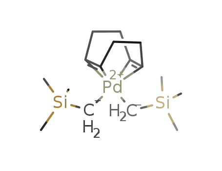 Molecular Structure of 225931-80-6 ((1,5-Cyclooctadiene)bis(triMethylsilylMethyl)palladiuM(II))