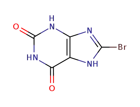 Molecular Structure of 10357-68-3 (8-BROMOXANTHINE)