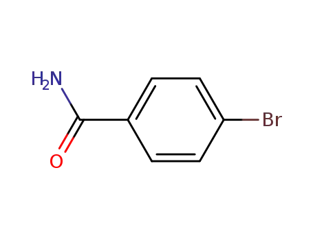 Molecular Structure of 698-67-9 (4-BROMOBENZAMIDE)