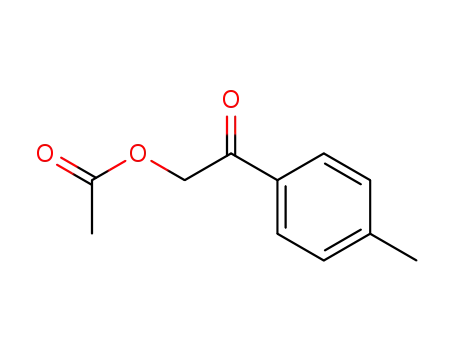 Molecular Structure of 65143-37-5 (2-(4-Methylphenyl)-2-oxoethyl acetate)