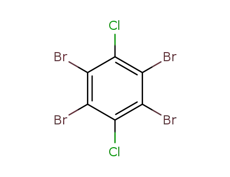 Molecular Structure of 31604-30-5 (1,2,4,5-TETRABROMO-3,6-DICHLORO-BENZENE)