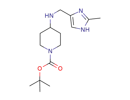 tert-butyl4-{[(2-methyl-1H-imidazol-5-yl)methyl]amino}piperidine-1-carboxylate
