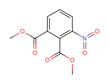 13365-26-9,DIMETHYL 3-NITROPHTHALATE,1,2-Benzenedicarboxylicacid, 3-nitro-, dimethyl ester (9CI);Phthalic acid, 3-nitro-, dimethyl ester (8CI);Methyl 2-(methoxycarbonyl)-3-nitrobenzoate;NSC68806;3-Nitrophthalic acid dimethyl ester;Dimethyl 3-nitrobenzene-1,2-dicarboxylate;