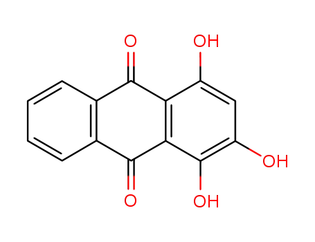 Molecular Structure of 81-54-9 (PURPURIN)
