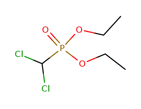 Molecular Structure of 3167-62-2 (Phosphonic acid, (dichloromethyl)-, diethyl ester)