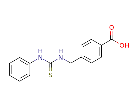 4-[(3-phenyl-tioureido)methyl]benzoic acid