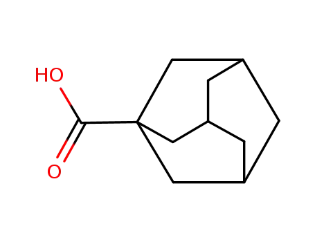 Molecular Structure of 828-51-3 (1-Adamantanecarboxylic acid)