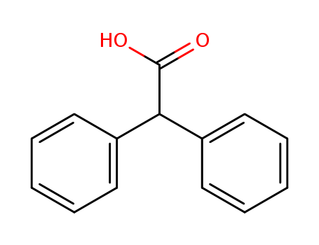 117-34-0,2,2-Diphenylacetic acid,2,2-diphenylacetic acid;2,2-diphenylacetate;Acetic acid, diphenyl-;p-methoxyphenylaceticacid;Benzeneacetic acid, alpha-phenyl-;1,1-Diphenylacetic acid;Benzeneacetic acid, .alpha.-phenyl-;alpha-Toluic acid, alpha-phenyl-;Benzeneacetic acid,R-phenyl-;