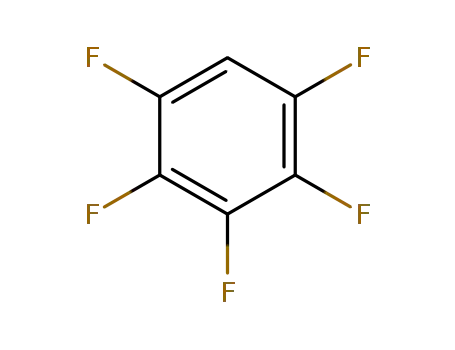 Molecular Structure of 363-72-4 (Pentafluorobenzene)