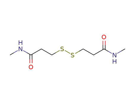 Molecular Structure of 999-72-4 (N,N'-Dimethyl-3,3'-dithiodipropionamide)
