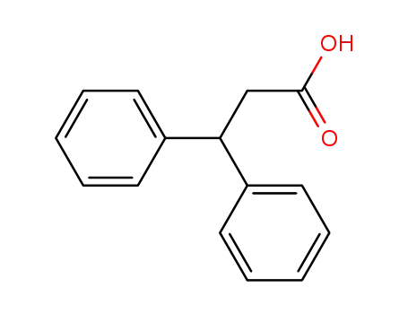 Molecular Structure of 606-83-7 (3,3-Diphenylpropionic acid)
